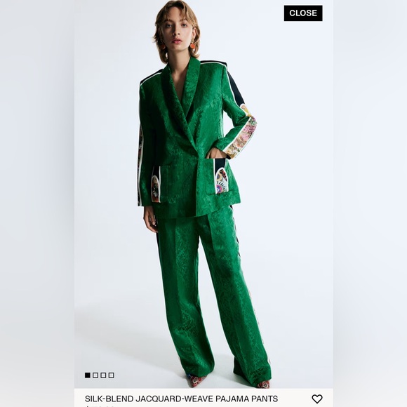 NWT Anamika Khanna X H&M jacquard pants - Picture 2 of 3